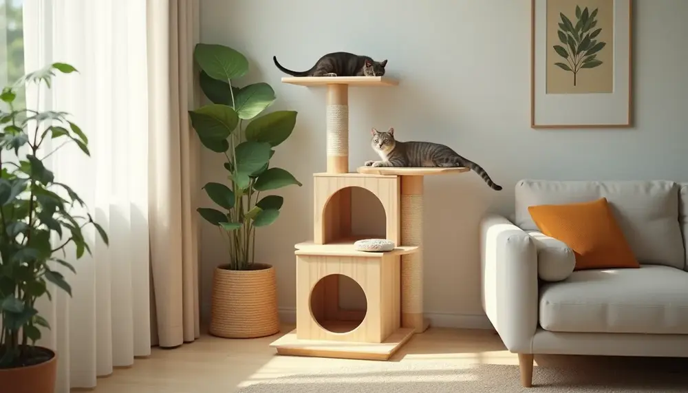 Arbre à chat Natural Home : un choix écologique pour vos félins