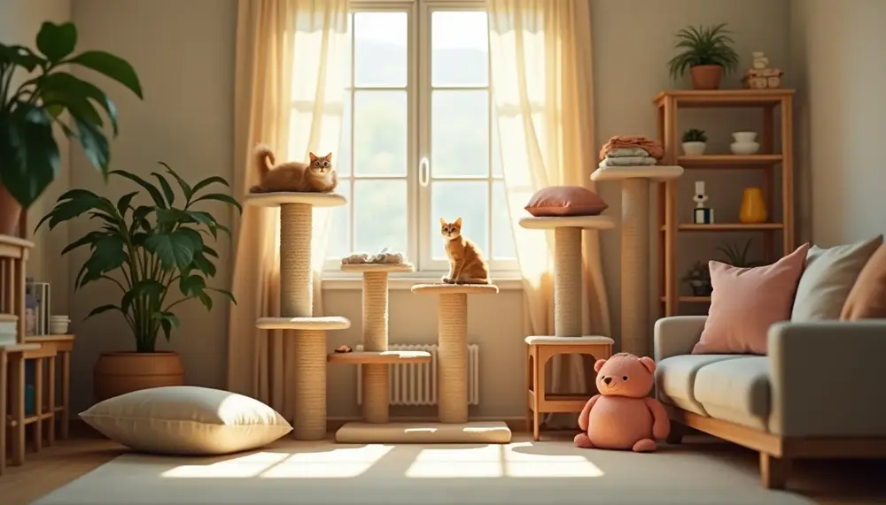 Arbre à Chat PawHut : Offrez un espace de jeu idéal à votre félin