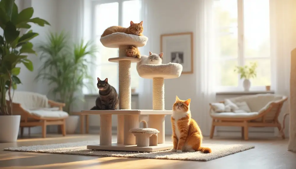 Arbre à chat Urban : modernité et confort pour vos félins