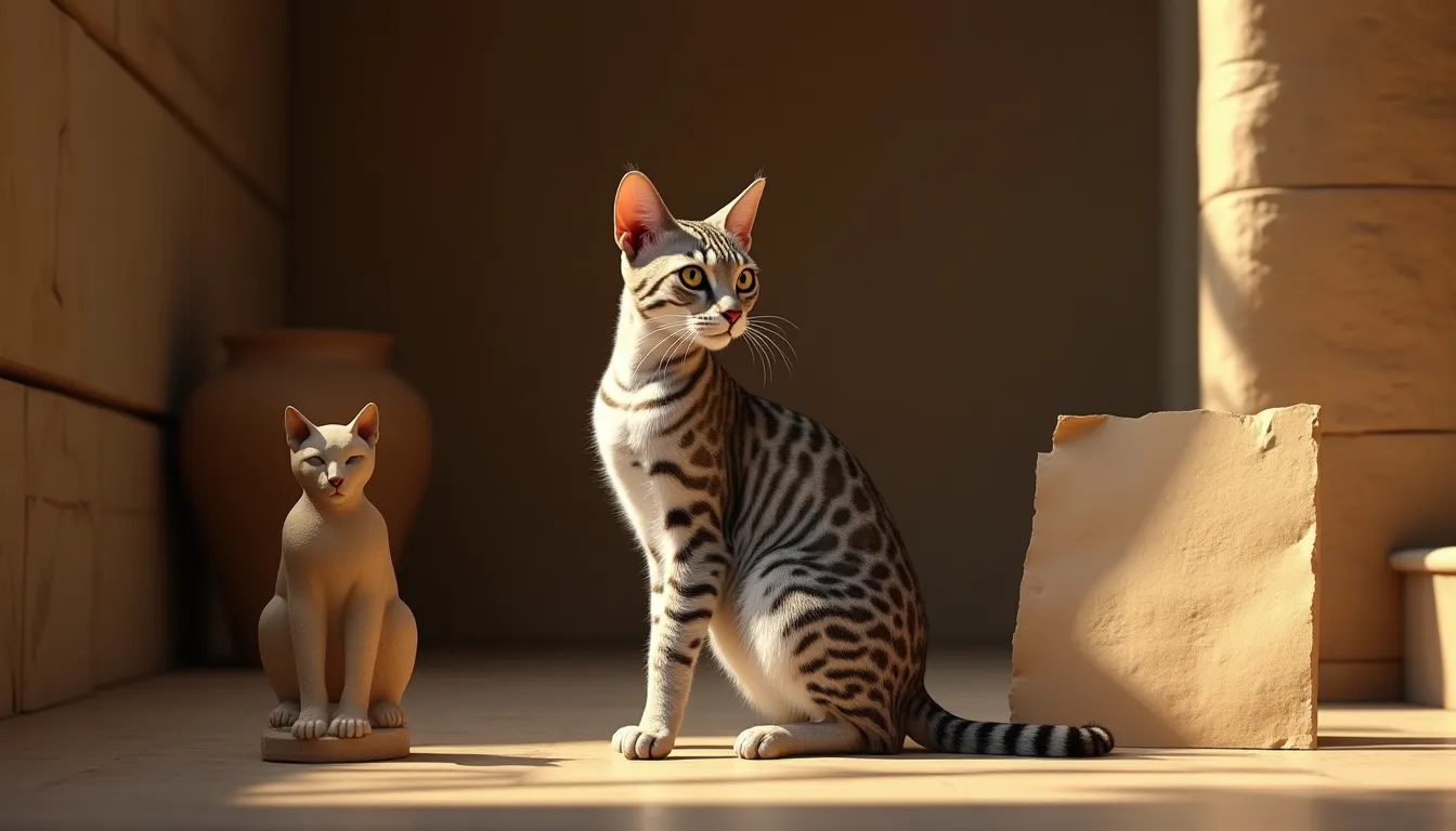 Chat égyptien : mystères, histoire et conseils pour ce félin sacré