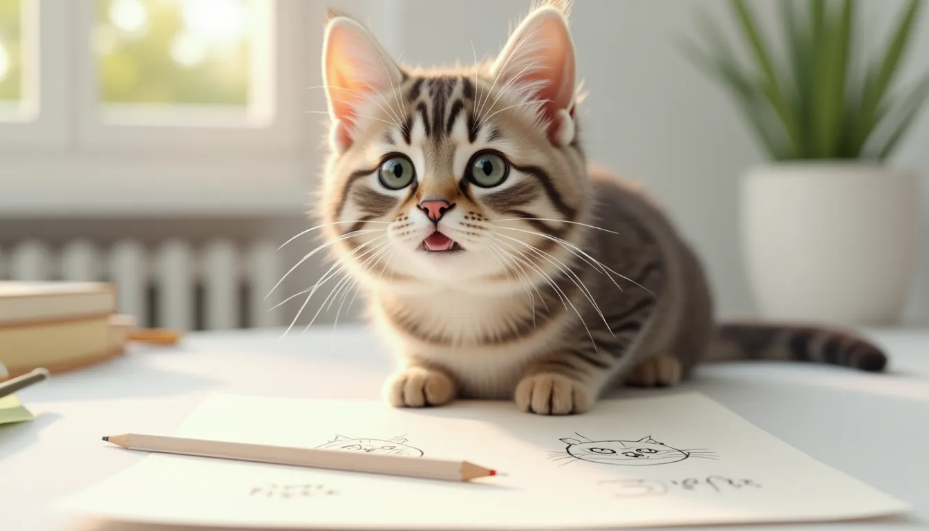 Comment créer un chat facile à dessiner en quelques étapes