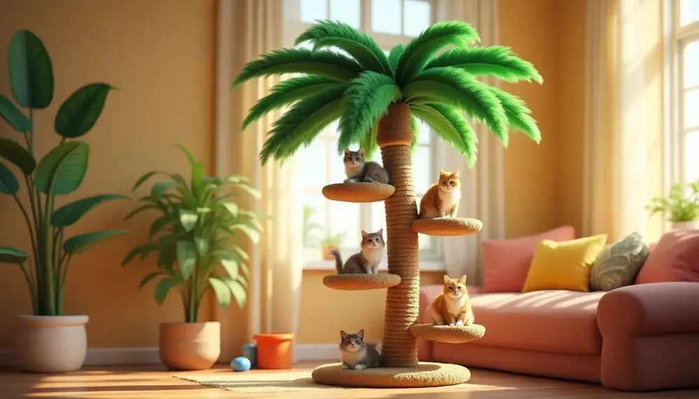 L’arbre à chat palmier : une touche d’exotisme pour vos animaux