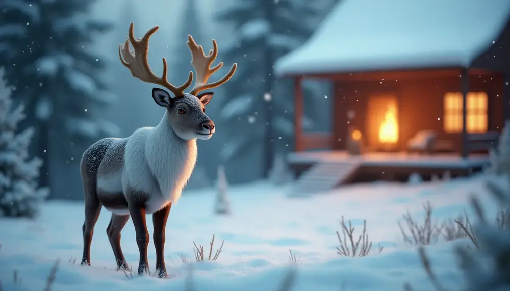 L’histoire fascinante des rennes : l’animal de compagnie du Père Noël