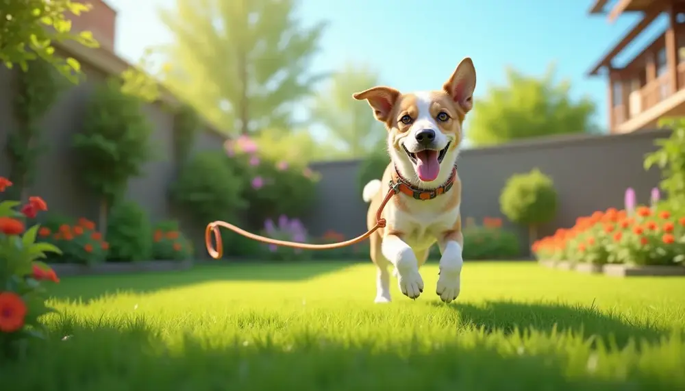 Longe pour chien au jardin : sécurité et liberté pour votre compagnon