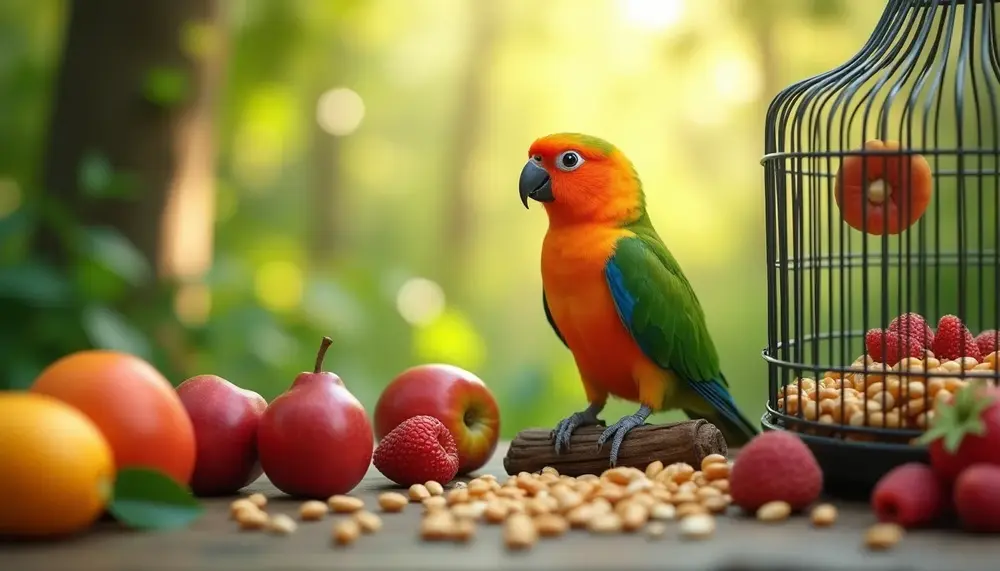 Perroquet Quaker : Son alimentation, caractère et astuces d’entretien