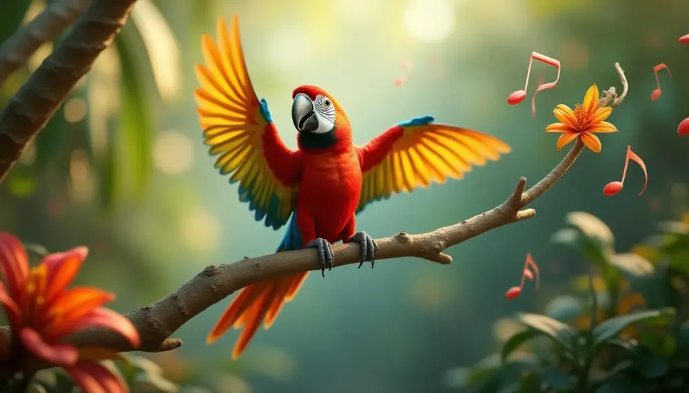 Perroquet qui danse : comment leur apprendre à bouger au rythme de la musique