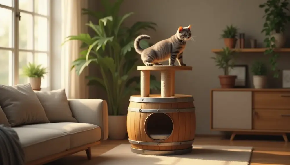 Pourquoi opter pour un arbre chat tonneau pour votre félin ?